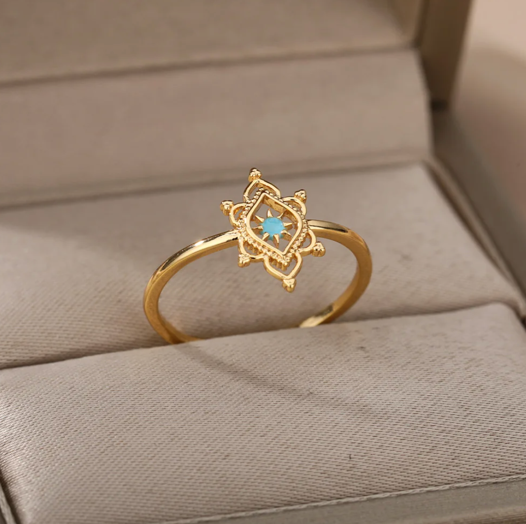 18 Karat Gold Plated antique ring