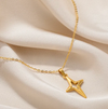 18 Karat Gold Plated necklace with shooting star