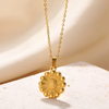 18 Karat Gold Plated daisy necklace