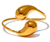 Yin Yang bracelet in 18 Karat Gold Plated