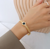 Elegant Love bracelet in 18 Karat Gold Plated