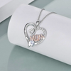 Unconditional love necklace in sterling silver 925