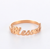 Blessed ring in 18K Rose Gold plating