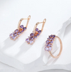 Amethyst stone Set with 18K Rose Gold plating