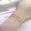 Fine 925 Sterling Silver breast bracelet